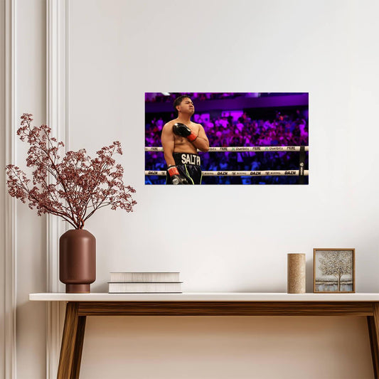 Salt Papi | Influencer Boxing Poster | Combat Sports Photography - Sports Poster