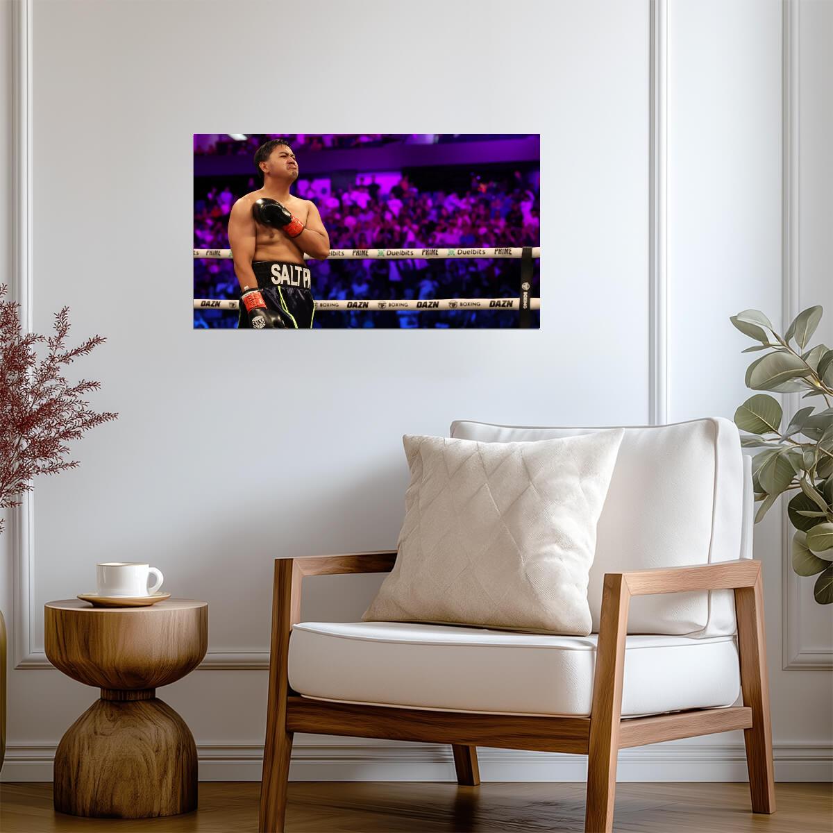 Salt Papi | Influencer Boxing Poster | Combat Sports Photography - Sports Poster