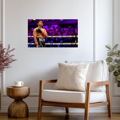 Salt Papi | Influencer Boxing Poster | Combat Sports Photography - Sports Poster