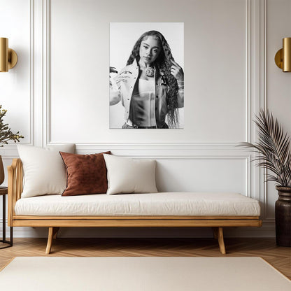 Ice Spice | Singer Portrait | Fan Gift Poster - Music Poster