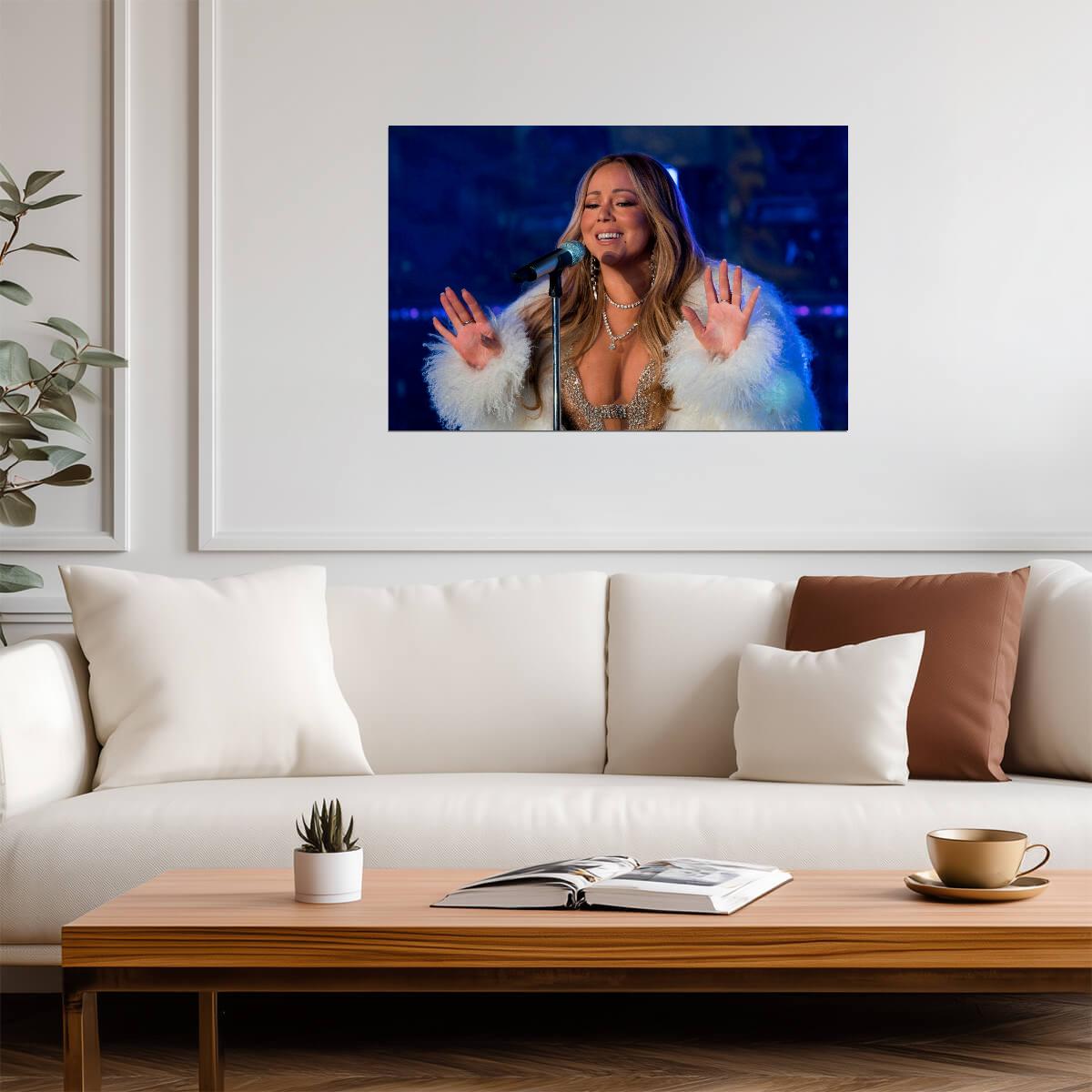Mariah Carey Poster | Live Concert Music Print - Music Poster