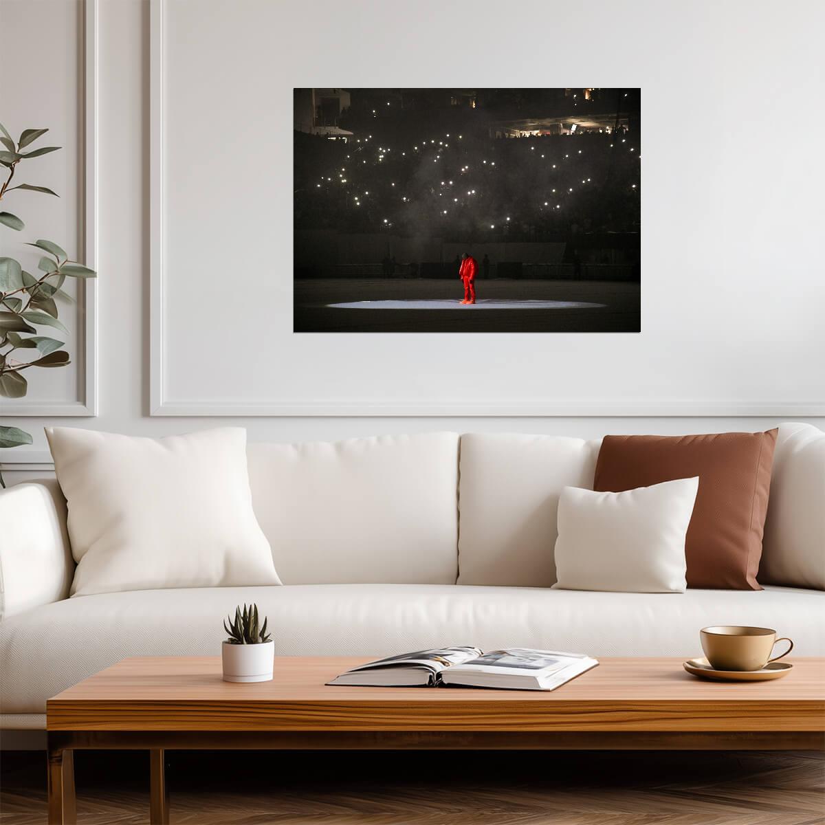 Kanye West Live on Tour | Donda Concert Poster | Hip Hop Performance Art - Music Poster