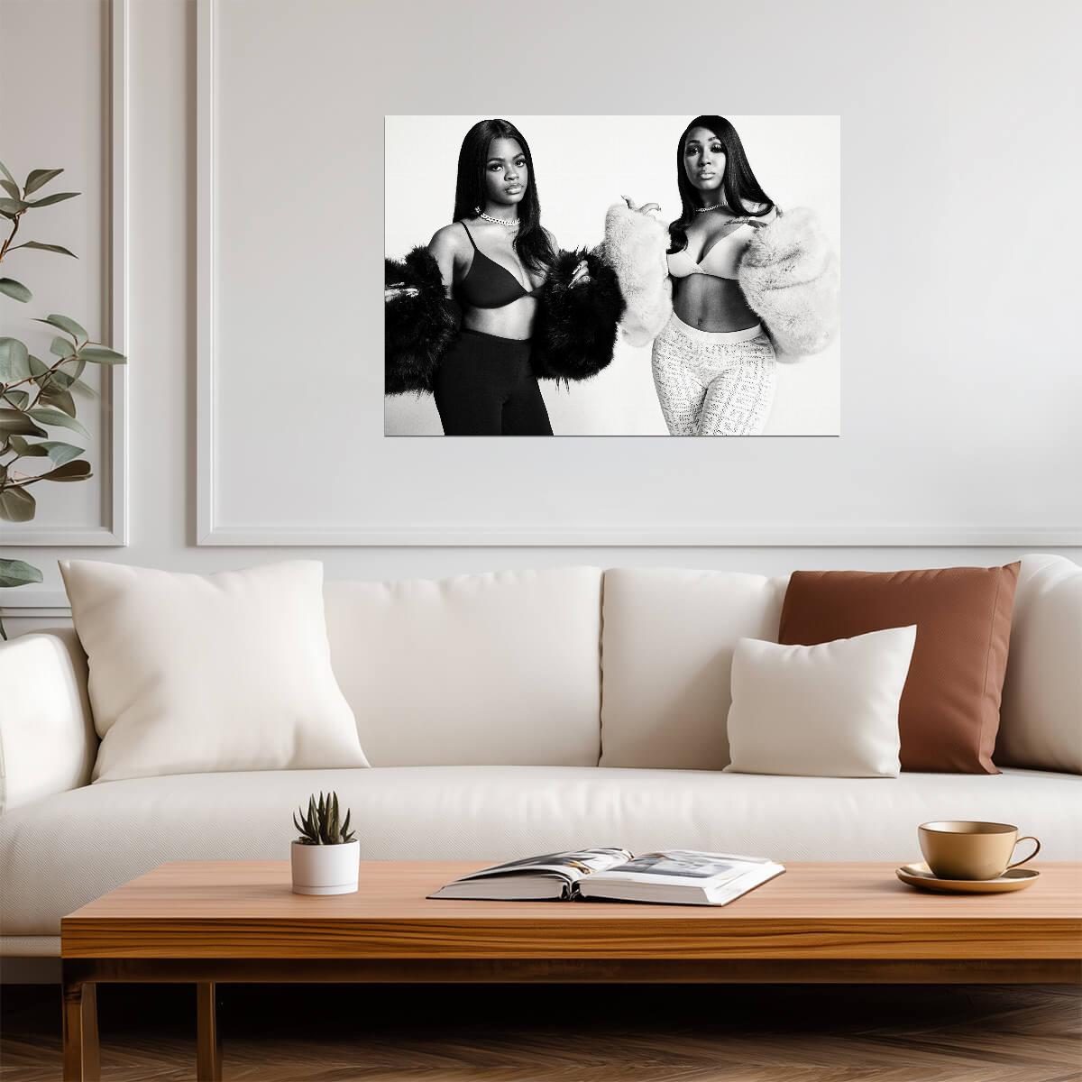City Girls | Female Rap Group | Sexy Music Poster - Music Poster