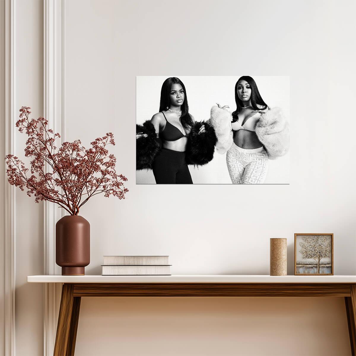 City Girls | Female Rap Group | Sexy Music Poster - Music Poster