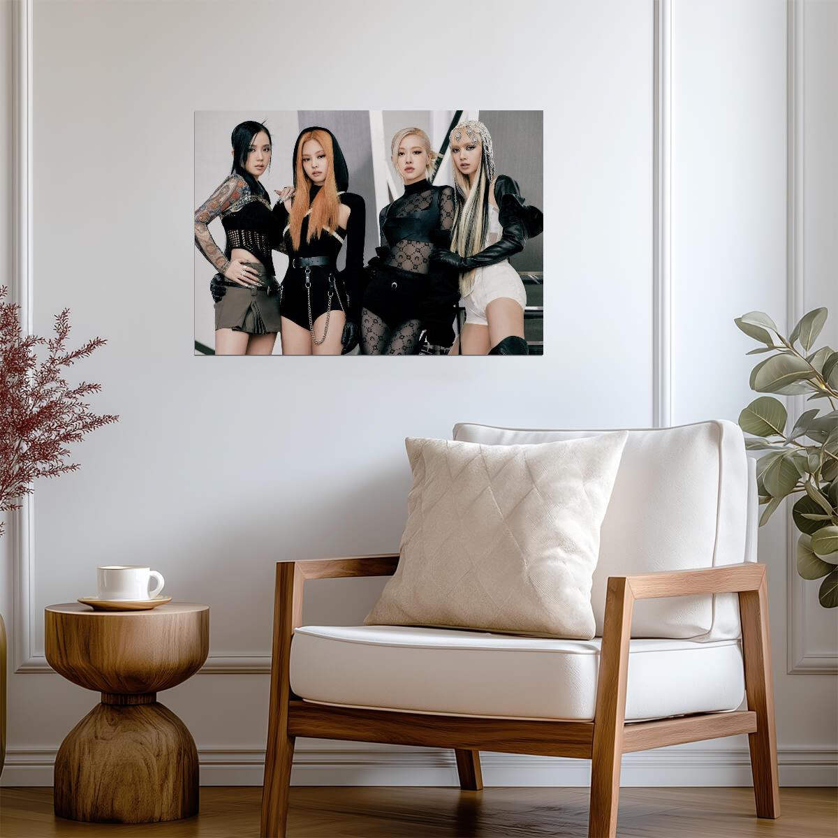Blackpink Pink Venom Era Photoshoot | K-Pop Music Poster | Korean Girl Group Wall Art - Music Poster