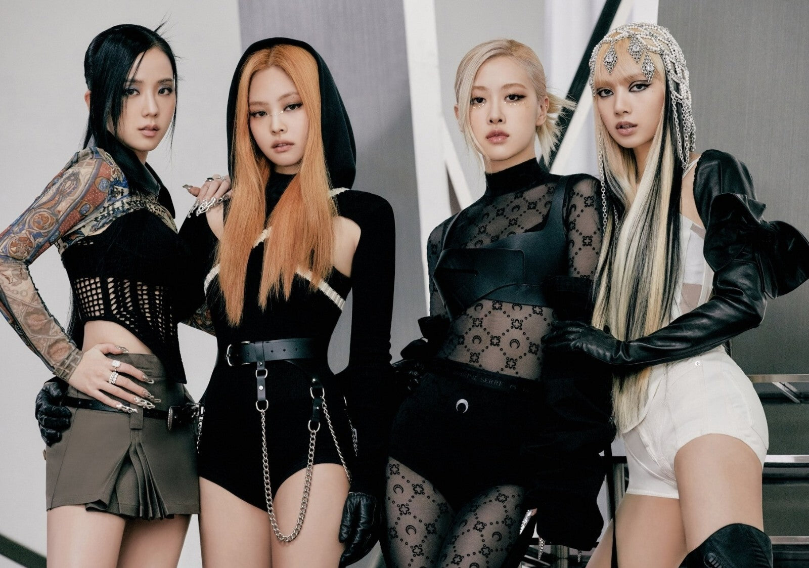 Blackpink Pink Venom Era Photoshoot | K-Pop Music Poster | Korean Girl Group Wall Art - Music Poster