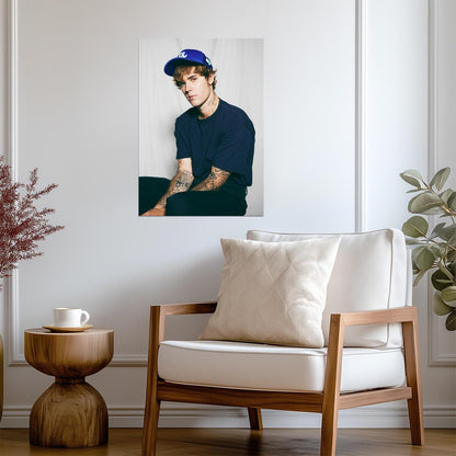 Justin Bieber Poster | Singer Wall Art - Music Poster