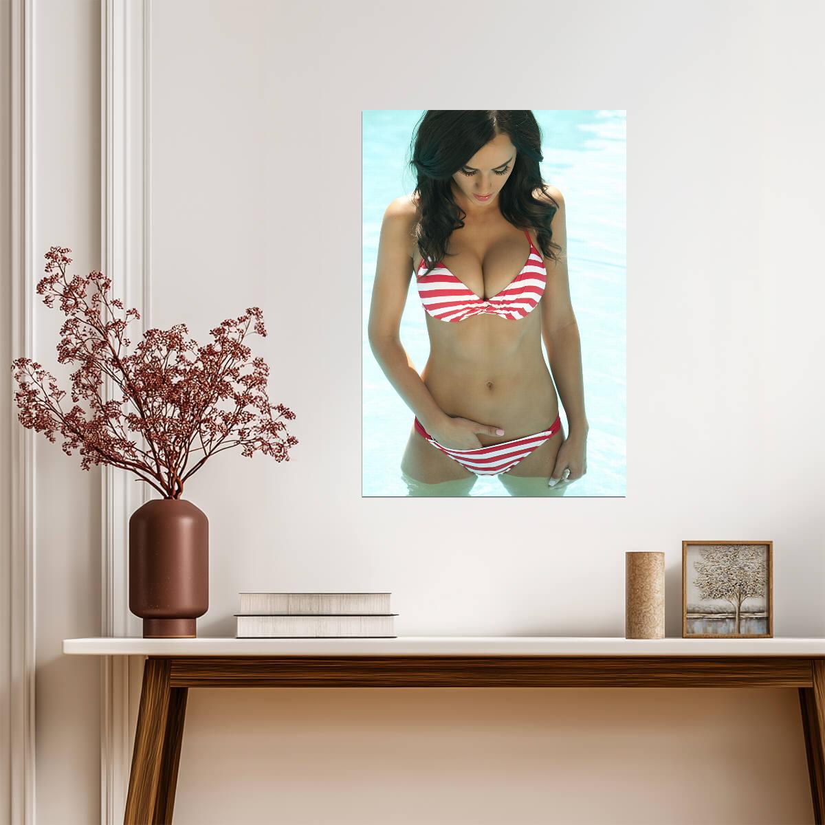 Katy Perry Poster | Sexy Bikini Pop Singer Print - Music Poster