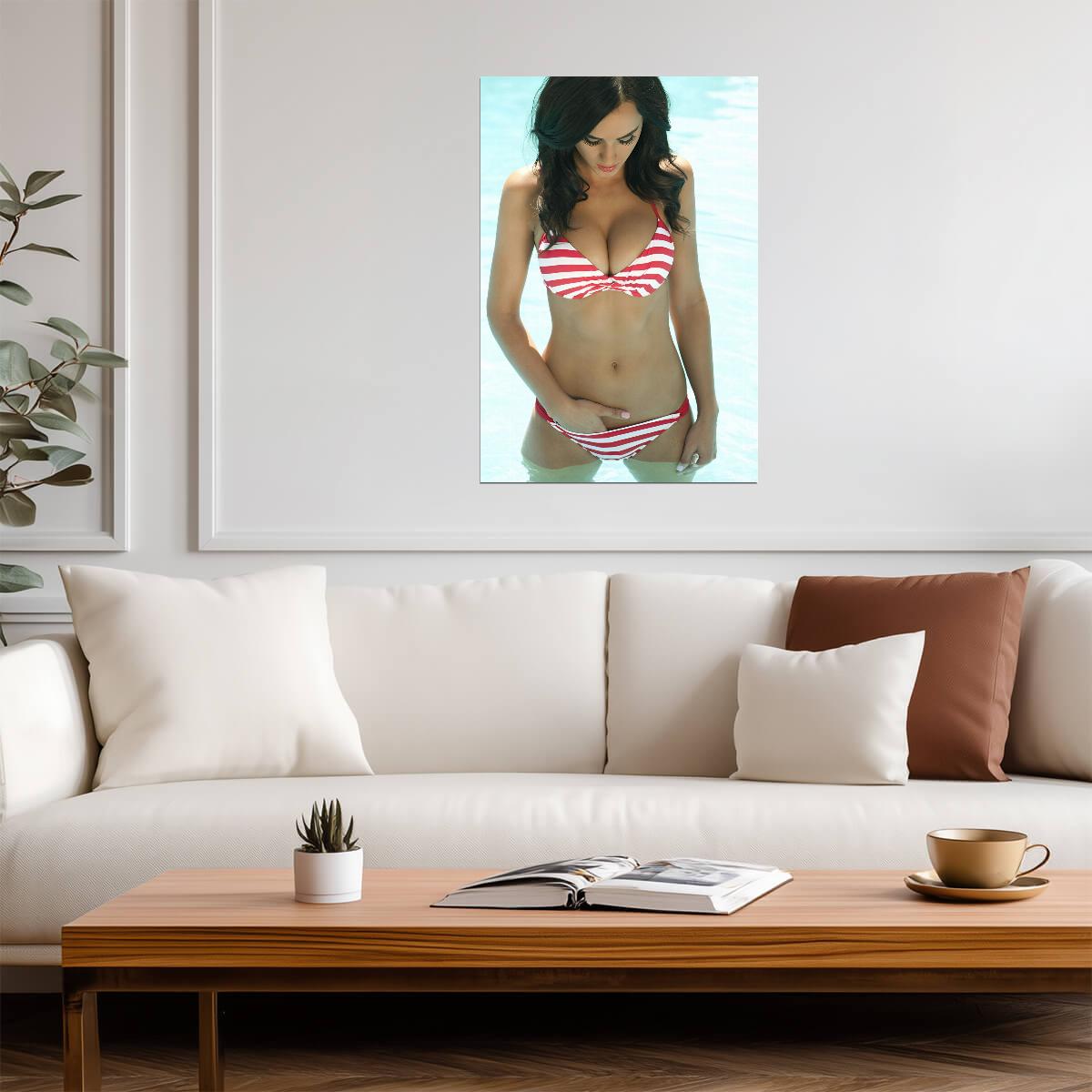 Katy Perry Poster | Sexy Bikini Pop Singer Print - Music Poster