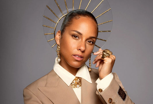 Alicia Keys | R&B Queen Print | Celebrity Portrait Poster - Music Poster