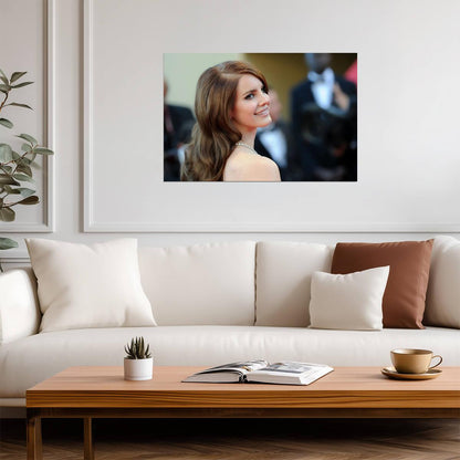 Lana Del Rey Red Carpet Portrait | Music Star Poster | Celebrity Wall Art - Music Poster