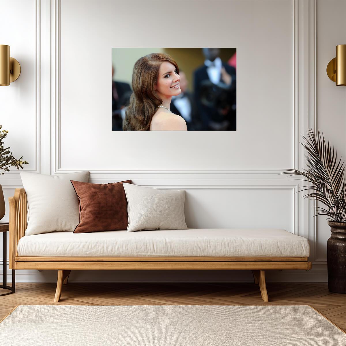 Lana Del Rey Red Carpet Portrait | Music Star Poster | Celebrity Wall Art - Music Poster