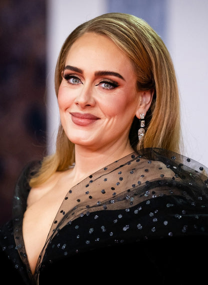 Adele Polka Dot Dress | Music Legend Poster | Classic Style Decor - Music Poster