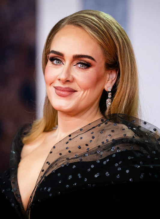 Adele Polka Dot Dress | Music Legend Poster | Classic Style Decor - Music Poster