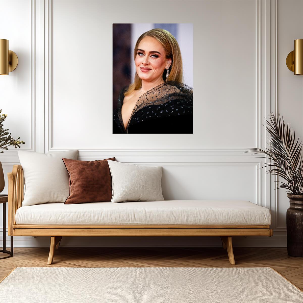 Adele Polka Dot Dress | Music Legend Poster | Classic Style Decor - Music Poster