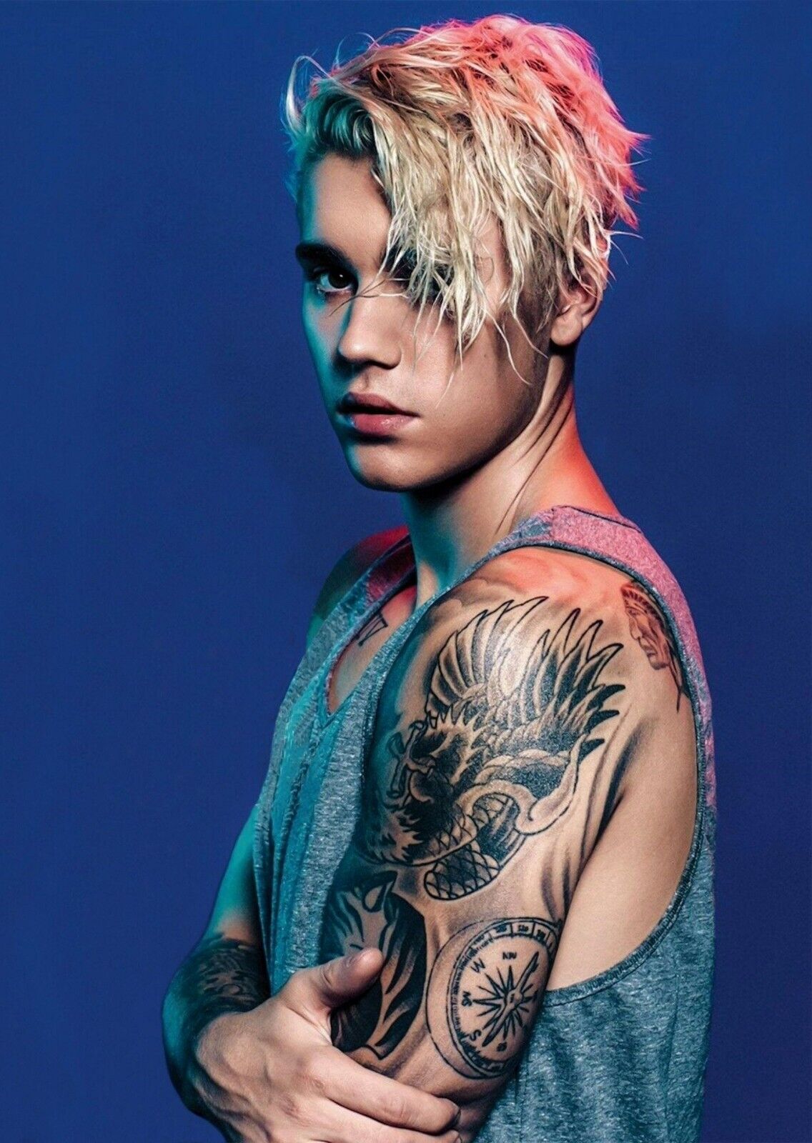 Justin Bieber Print | Pop Singer Poster - Music Poster