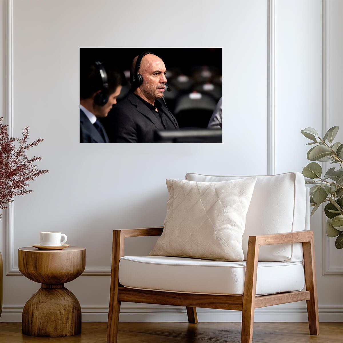 Joe Rogan UFC Commentator | Live Broadcast Photo Poster | MMA Fan Gift - Celebrities Poster