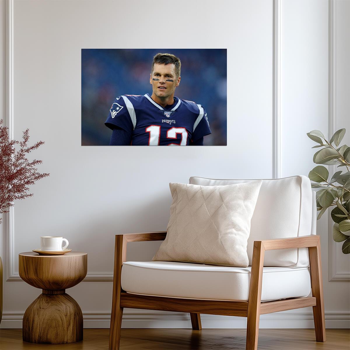 Tom Brady New England Patriots | American Football Poster | Sports Legend Print - Sports Poster