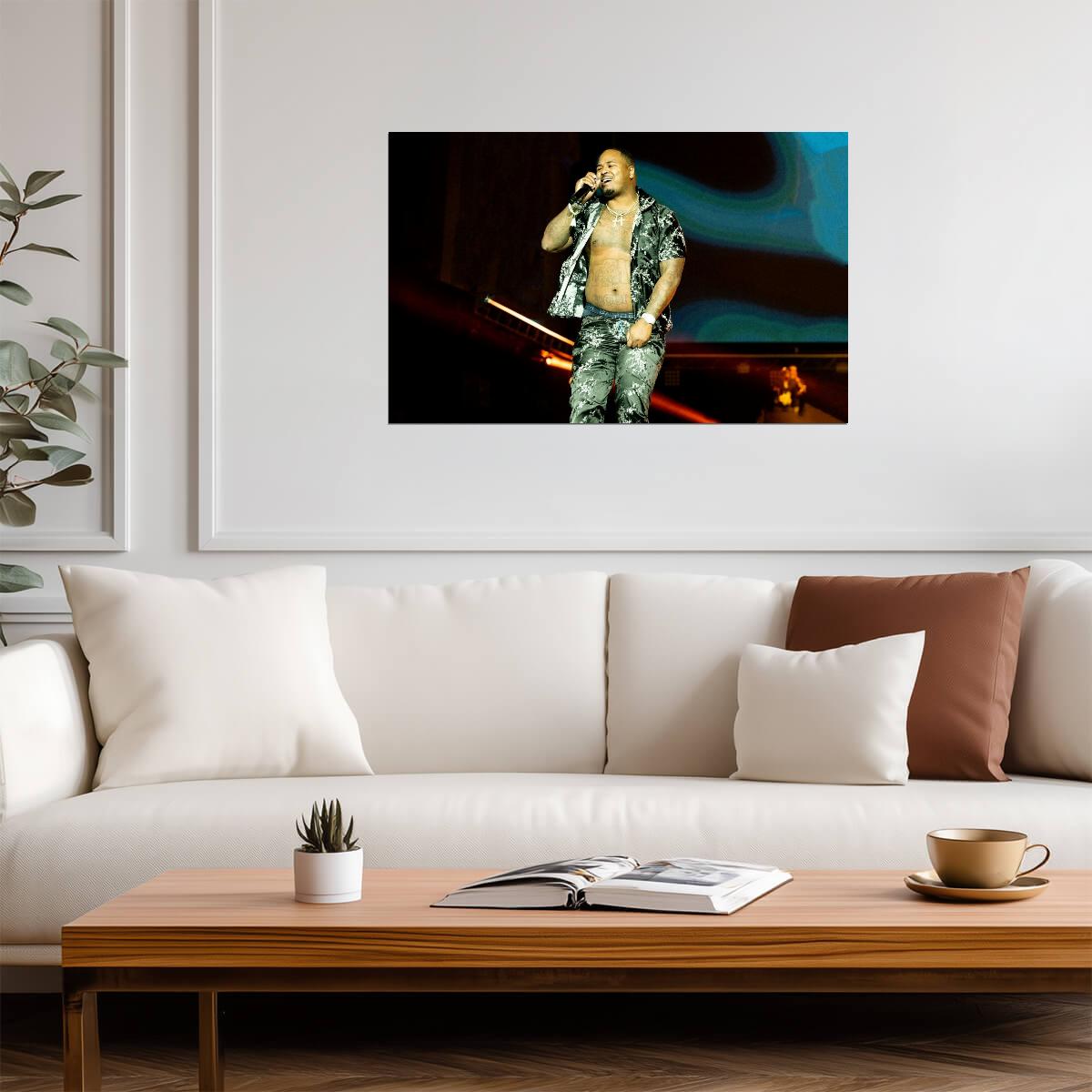 Drakeo The Ruler Live Performance | Concert Photography Poster | Hip Hop Stage Art - Music Poster
