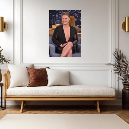Ronda Rousey on Talk Show | Celebrity Portrait Poster | MMA Star Wall Art - Celebrities Poster