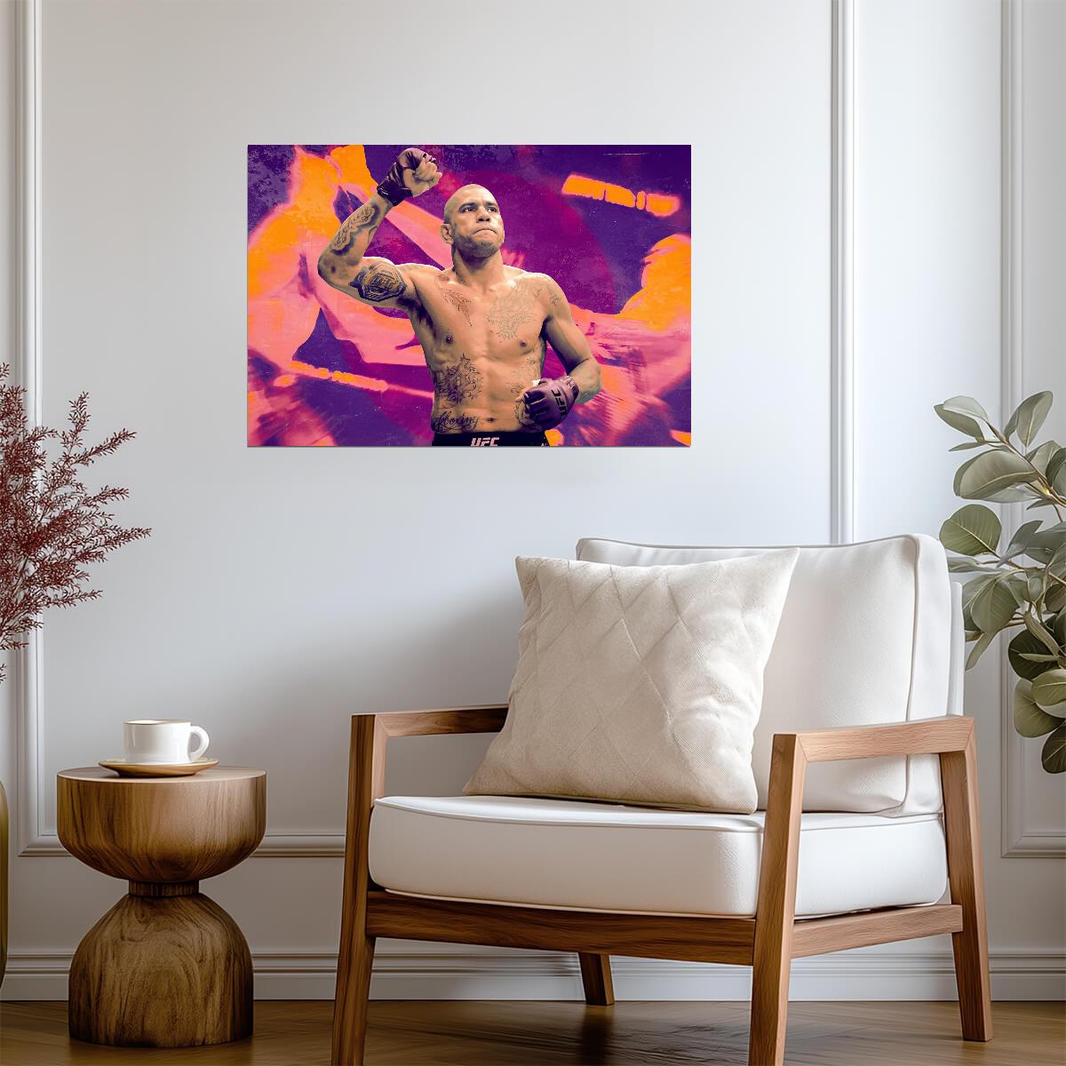 Alex Pereira Poatan | UFC Fighter Poster | Combat Sports Legend Art - Sports Poster