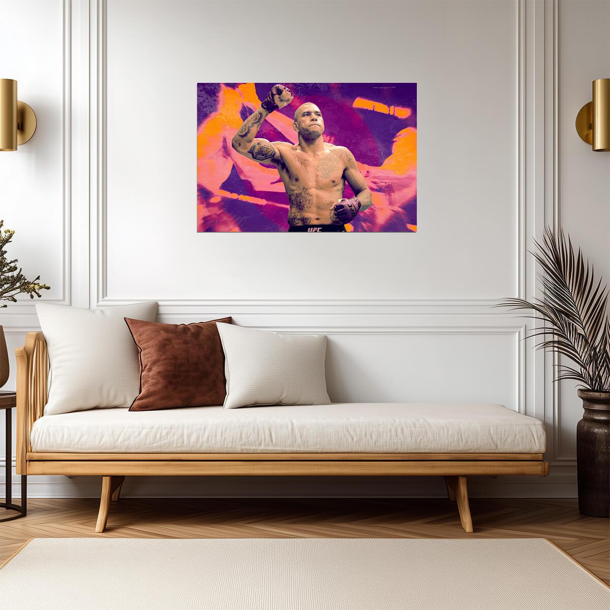 Alex Pereira Poatan | UFC Fighter Poster | Combat Sports Legend Art - Sports Poster