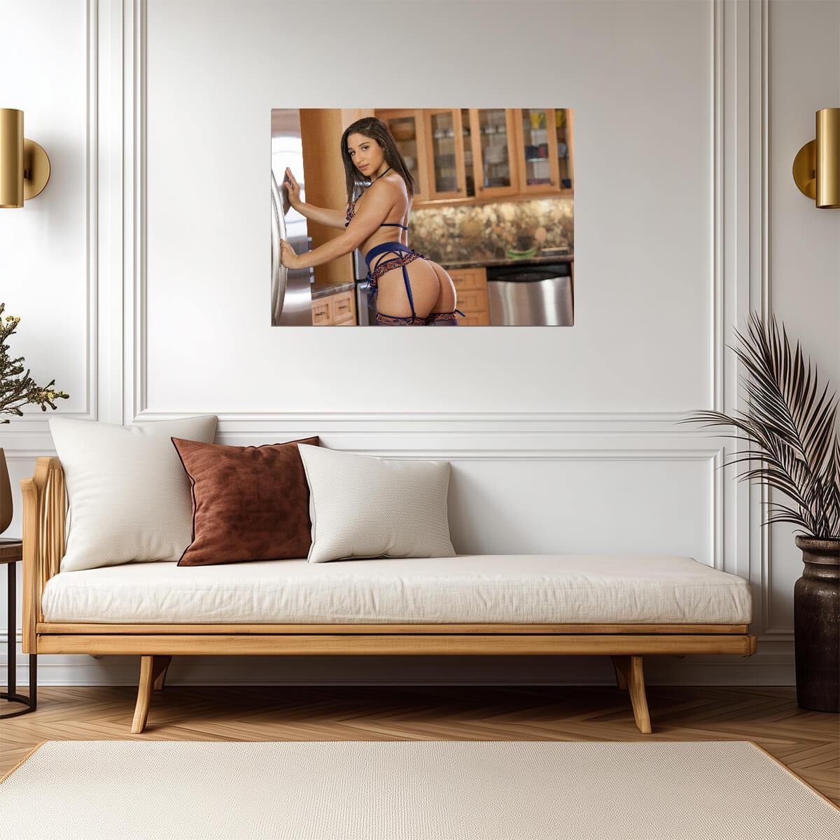Abella Danger Lingerie | Celebrity Poster | Sexy Kitchen Print - Celebrities Poster