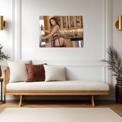 Abella Danger Lingerie | Celebrity Poster | Sexy Kitchen Print - Celebrities Poster