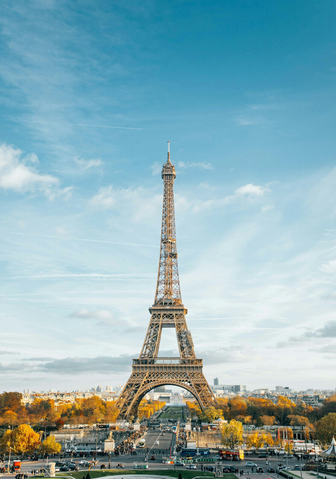 Eiffel Tower Paris France | Travel Photography Print | Autumn Cityscape Wall Art Poster - Photography Poster