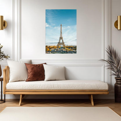 Eiffel Tower Paris France | Travel Photography Print | Autumn Cityscape Wall Art Poster - Photography Poster