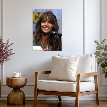Halle Berry | Film Star Portrait | Art Poster - Celebrities Poster