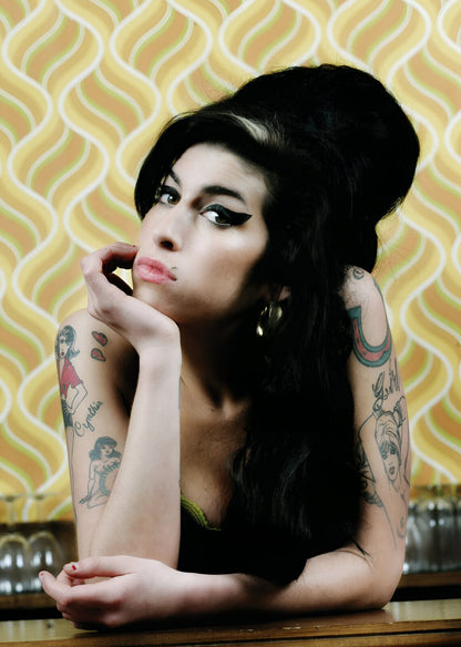 Amy Winehouse Classic Portrait | Music Legend Poster | Vintage Soul Wall Art - Music Poster