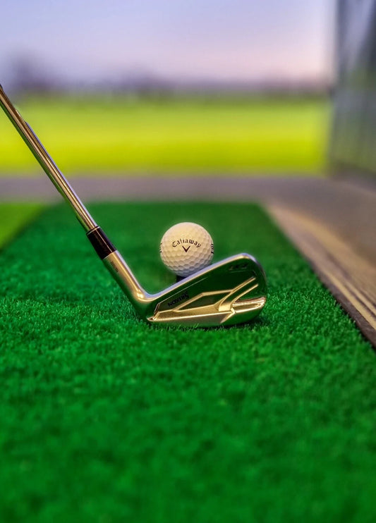 Golf Club at Address | Driving Range Photography Poster | Motivational Sports Wall Art - Sports Poster