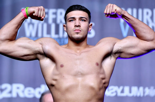 Tommy Fury Flexing Biceps | Professional Boxer Poster | Fitness Motivation Wall Art - Sports Poster