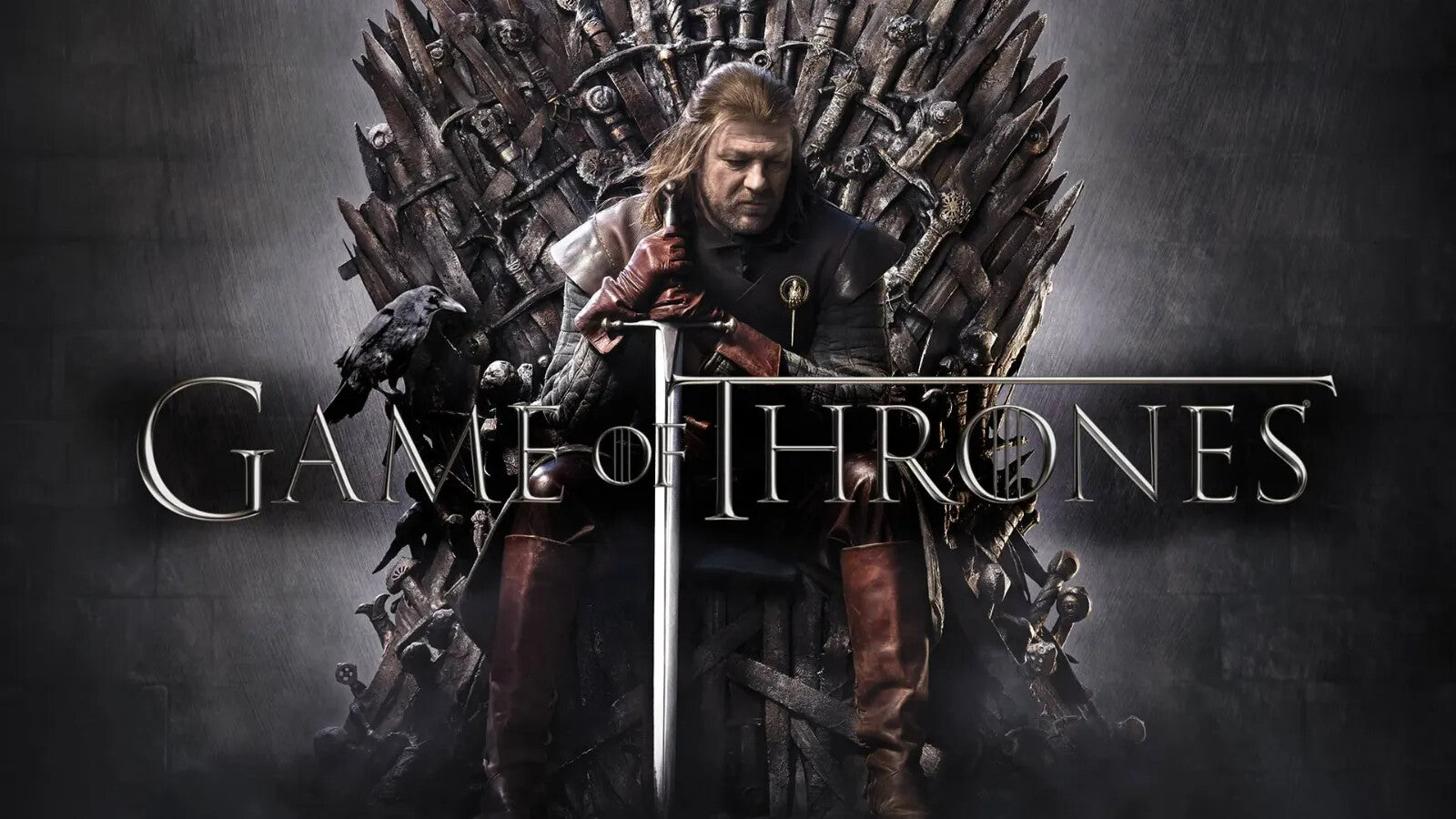 Game of Thrones Ned Stark on the Iron Throne | TV Show Poster | Fantasy Series Wall Art - Movies & TV Poster