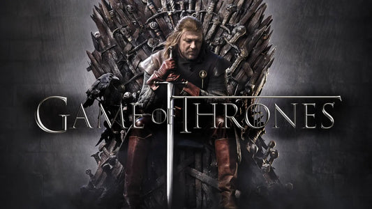 Game of Thrones Ned Stark on the Iron Throne | TV Show Poster | Fantasy Series Wall Art - Movies & TV Poster