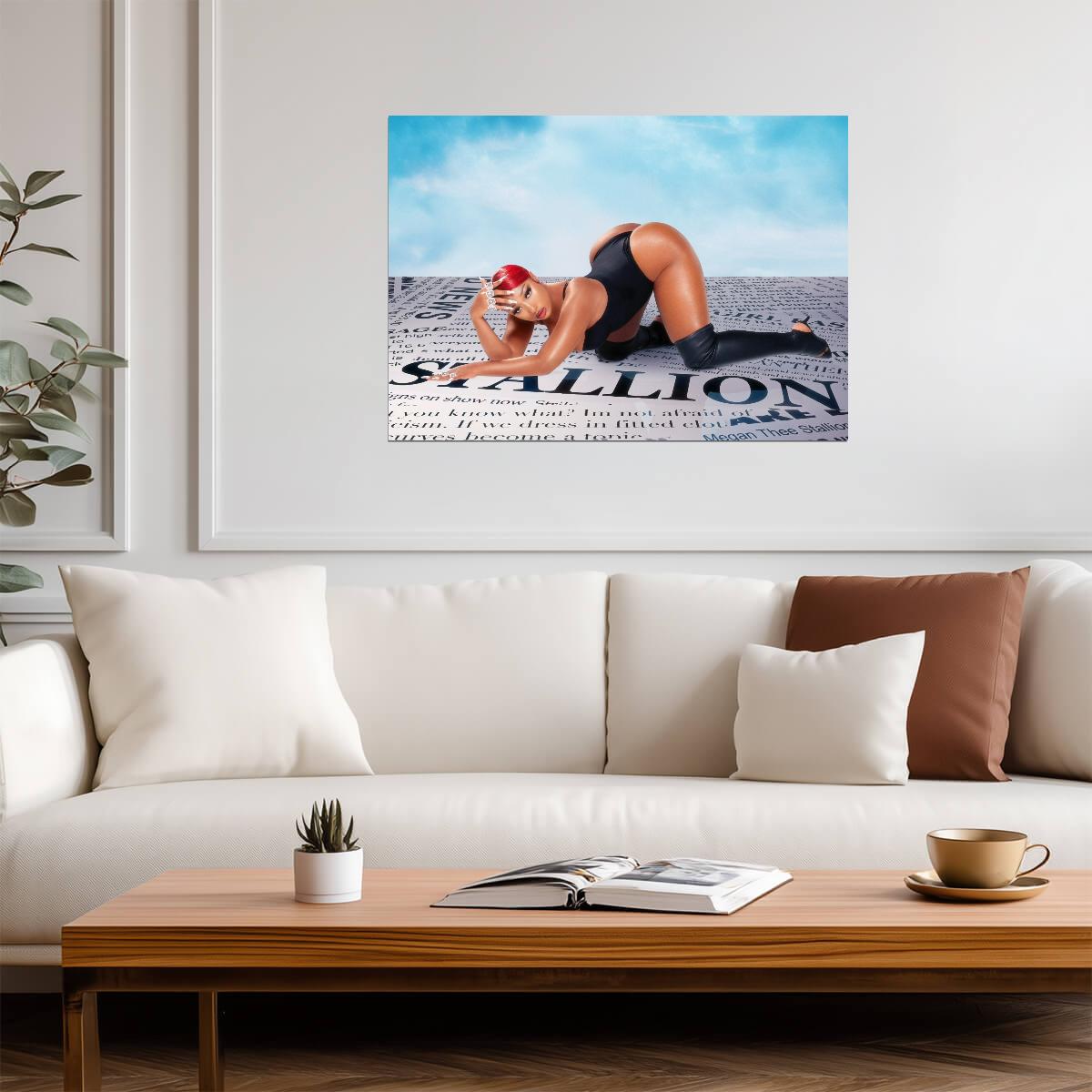 Megan Thee Stallion Photoshoot | Music Poster | Sexy Hip Hop Art - Music Poster