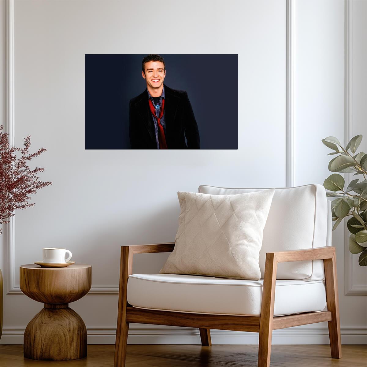 Justin Timberlake Poster | Pop Singer Vintage Print - Music Poster
