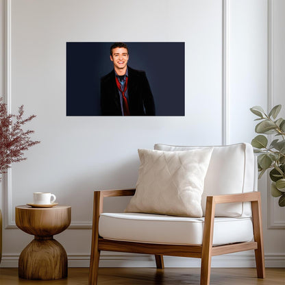 Justin Timberlake Poster | Pop Singer Vintage Print - Music Poster
