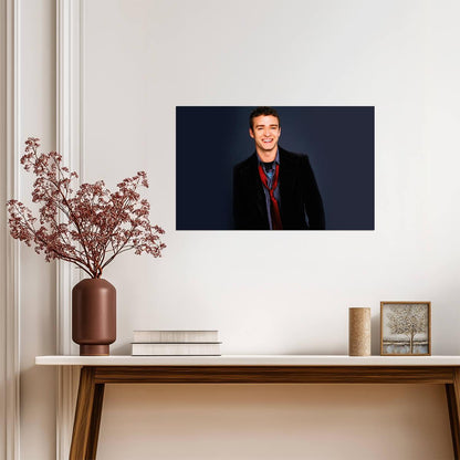 Justin Timberlake Poster | Pop Singer Vintage Print - Music Poster