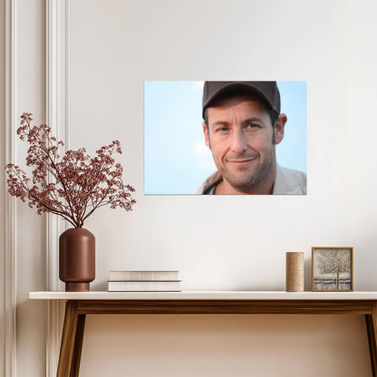 Adam Sandler Wearing Cap | Celebrity Poster | Close Up Photo - Celebrities Poster