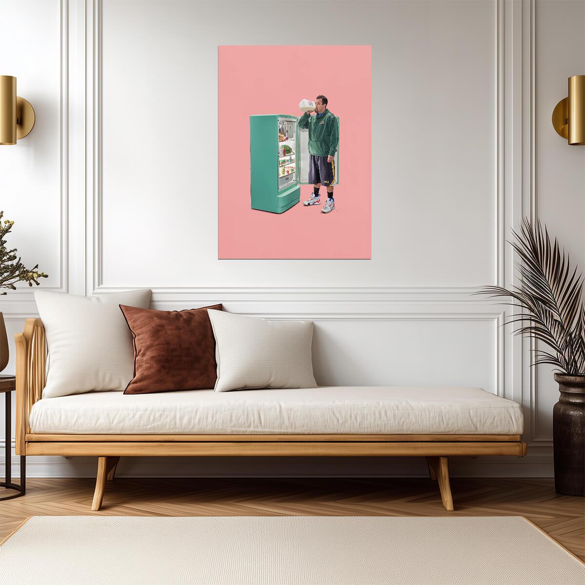 Adam Sandler Artistic Effect | Movie Star Poster | Pastel Style Decor - Celebrities Poster