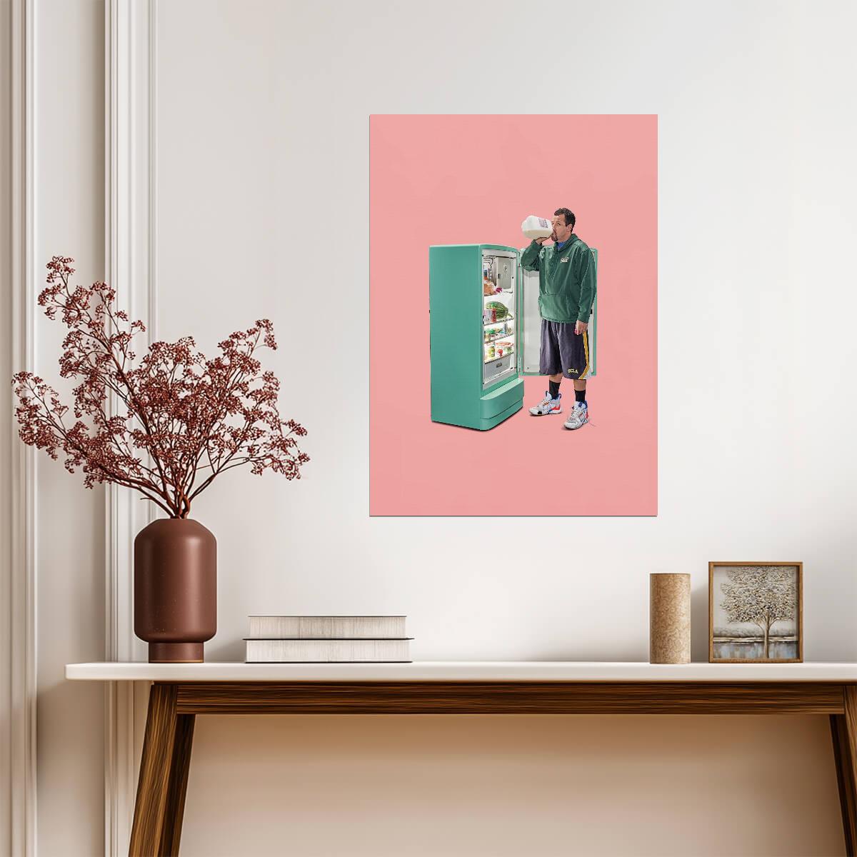 Adam Sandler Artistic Effect | Movie Star Poster | Pastel Style Decor - Celebrities Poster