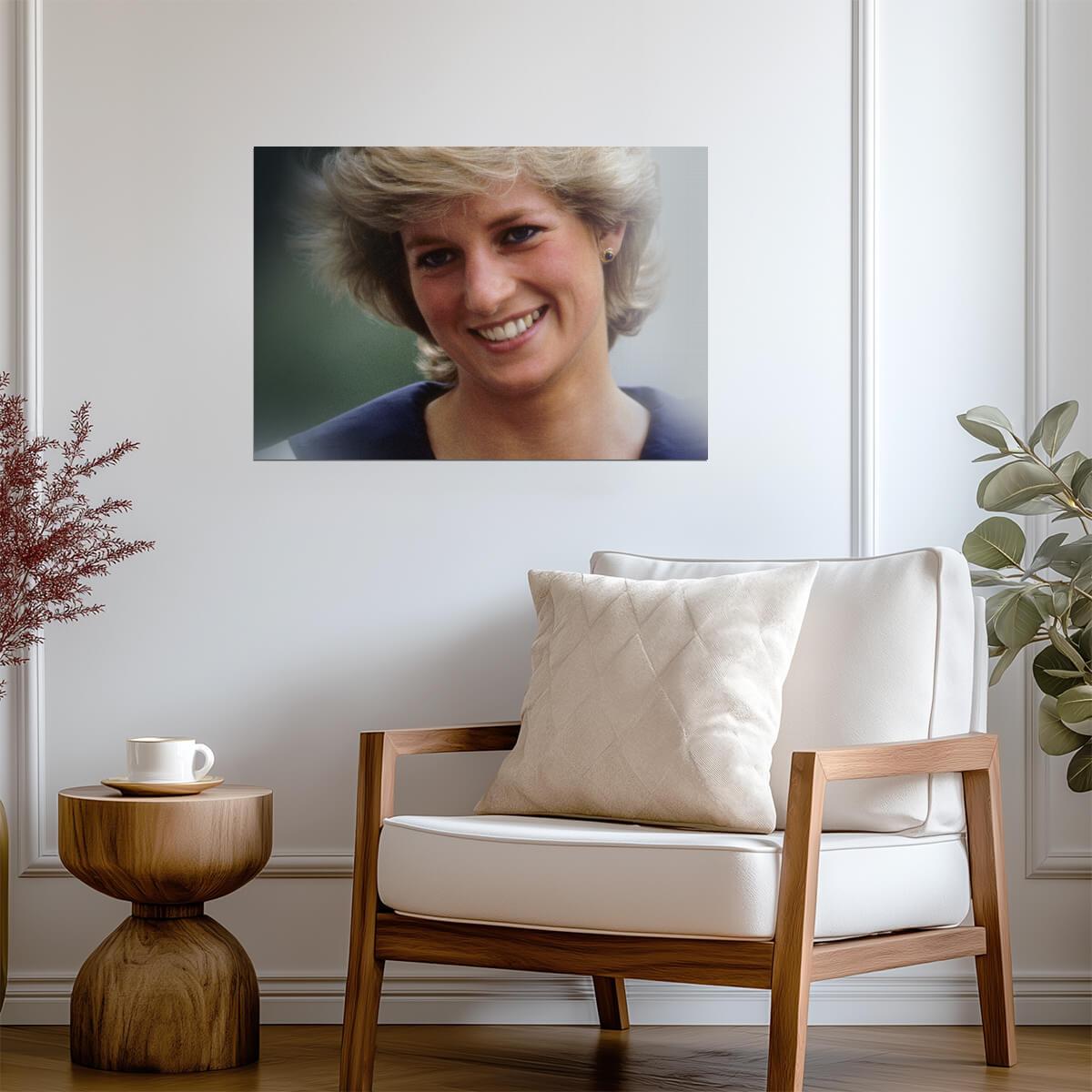 Princess Diana Smiling Close Up | Royal Portrait Photo | Vintage Icon Poster - Celebrities Poster