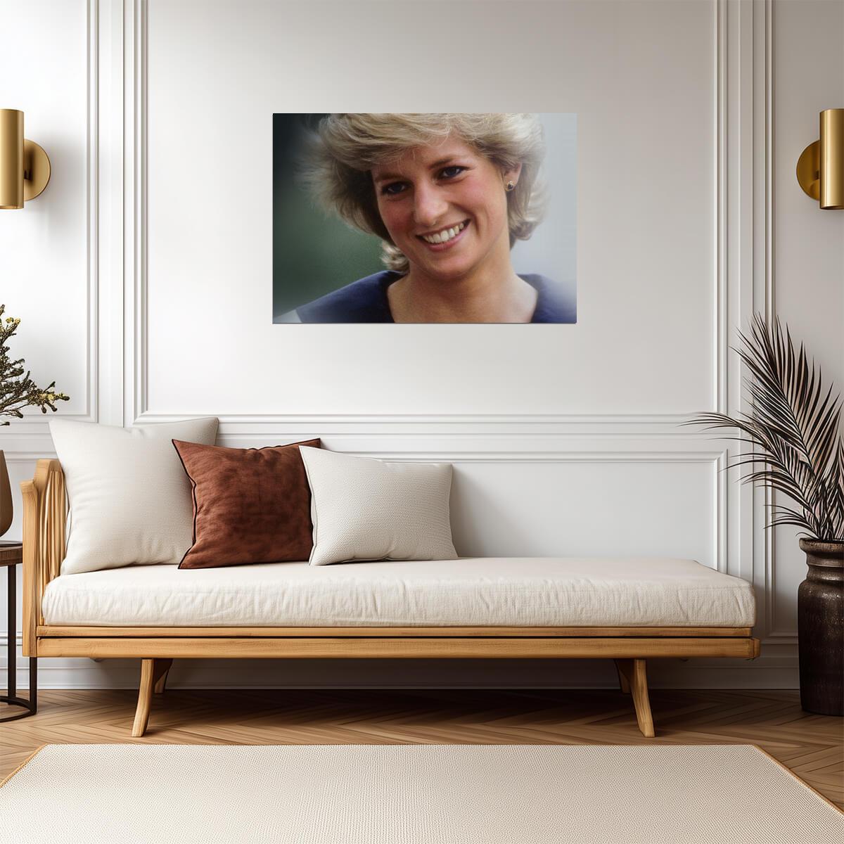 Princess Diana Smiling Close Up | Royal Portrait Photo | Vintage Icon Poster - Celebrities Poster