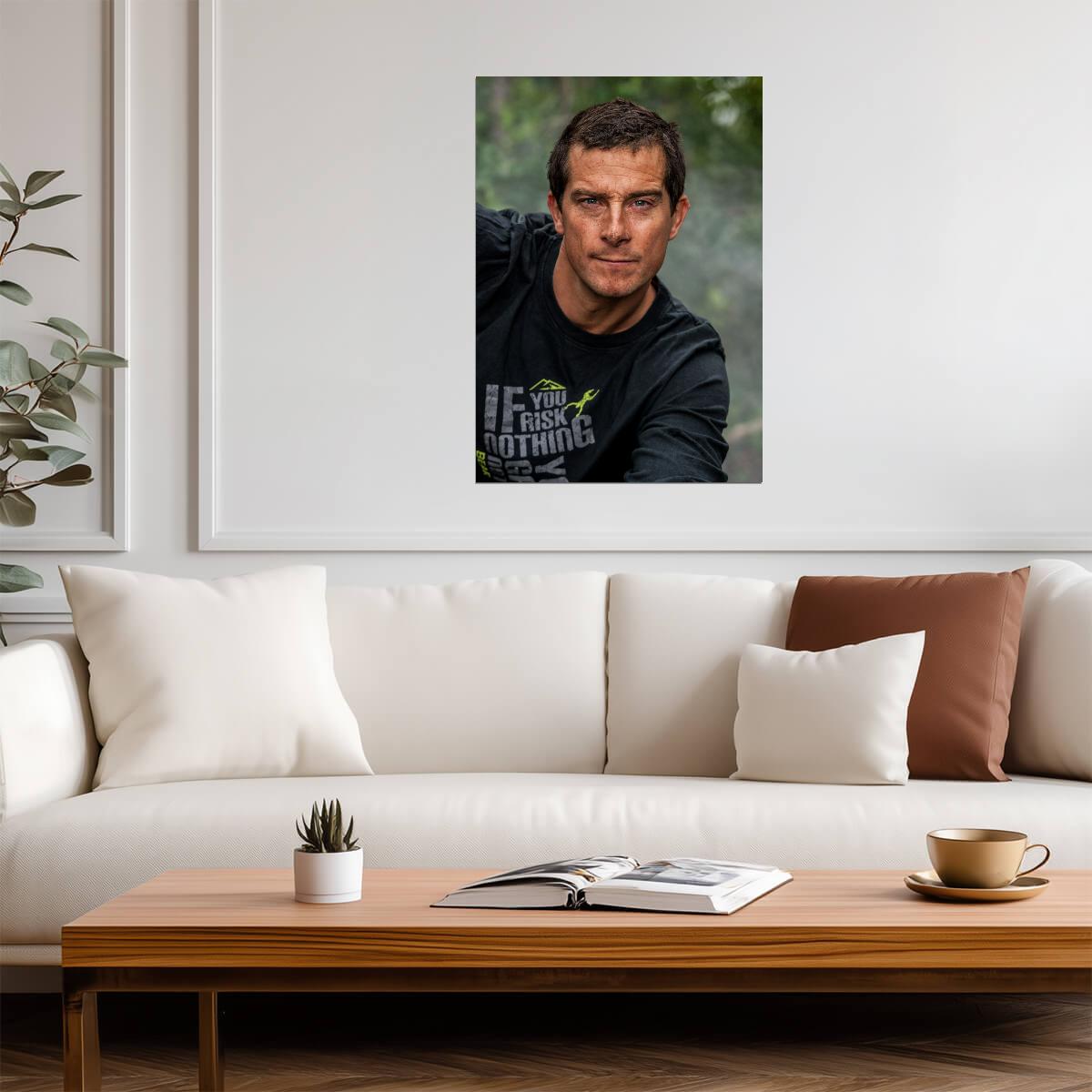 Bear Grylls | Survival Expert Poster | TV Personality Art - Celebrities Poster