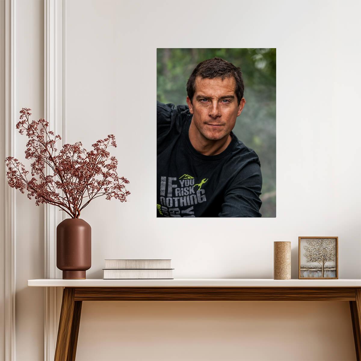 Bear Grylls | Survival Expert Poster | TV Personality Art - Celebrities Poster