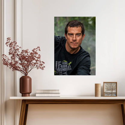 Bear Grylls | Survival Expert Poster | TV Personality Art - Celebrities Poster