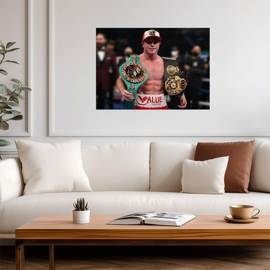 Canelo Alvarez | Boxing Champion | Sports Wall Poster - Sports Poster