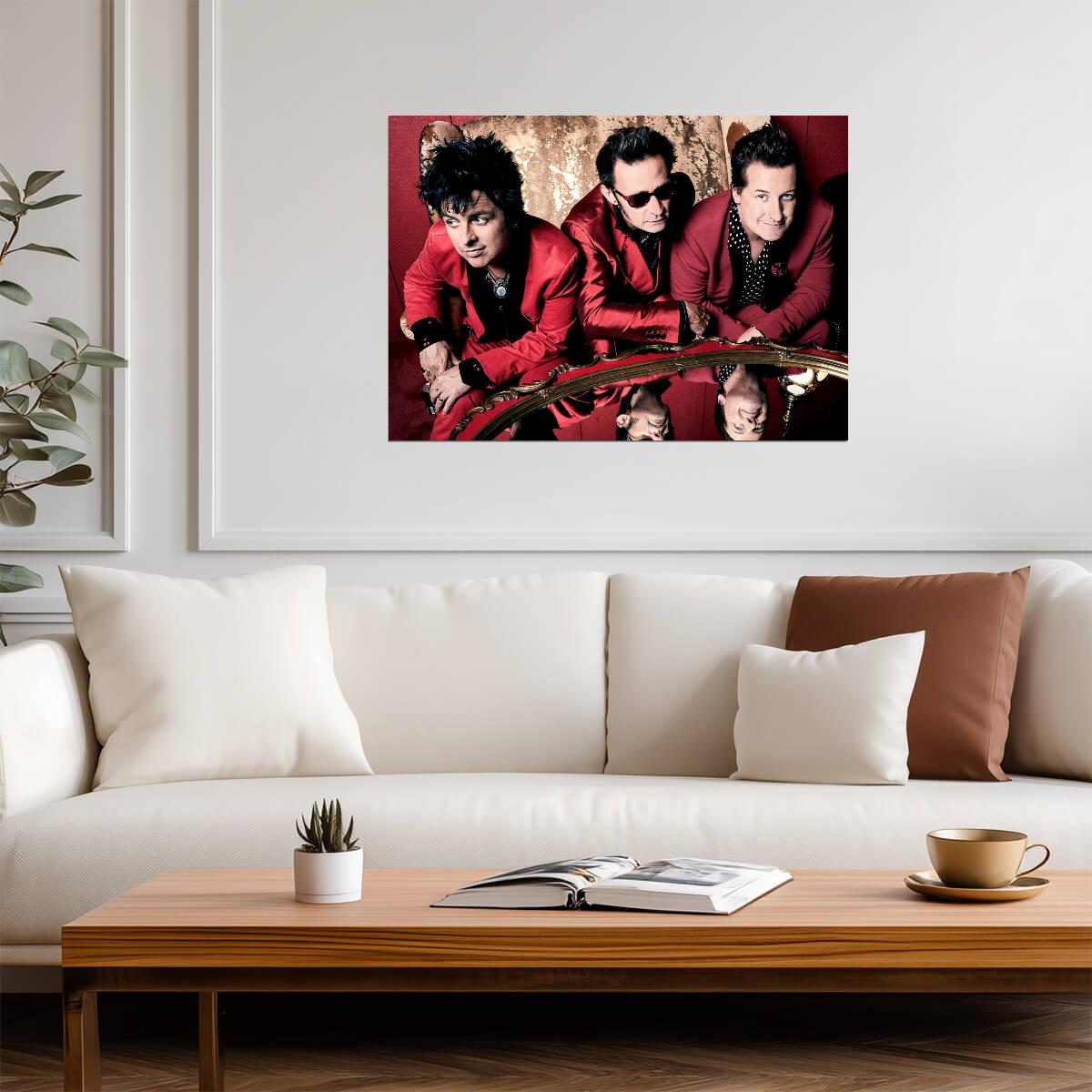 Green Day Band Photoshoot | Rock Music Poster | Gift for Fans - Music Poster